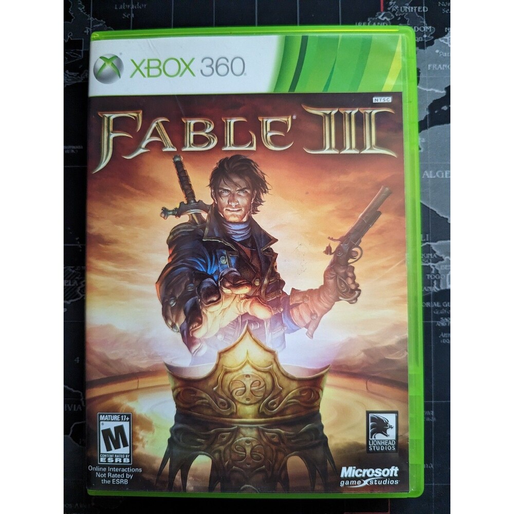 Fable 3 III (Microsoft Xbox 360, 2010) Complete In Box With Manual And Case